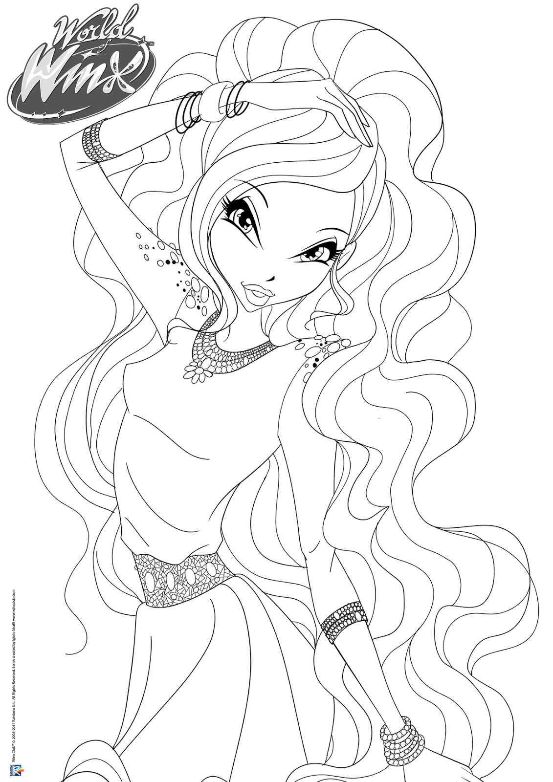 World Of Winx Coloring Pages - Casual Outfit - Winx Club All destiné Coloriage Winx 