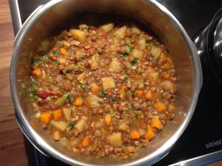 linsensuppe schnellkochtopf ohne einweichen