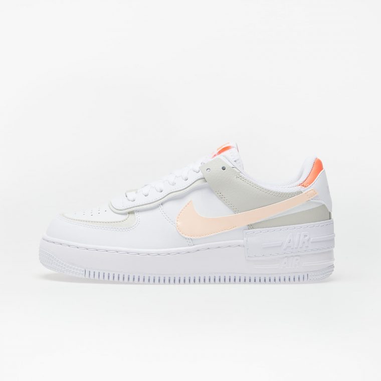 air force 1 white/bright crimson/particle grey