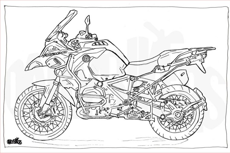 10 Exotique Moto Coloriage Images – Coloriage pour Coloriage Moto