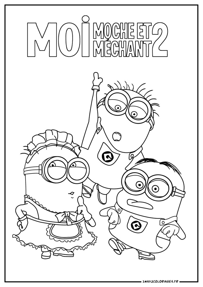 100 Dessins De Coloriage Les Minions À Imprimer Sur Laguerche – Page 1 à Dessin À Colorier Imprimer