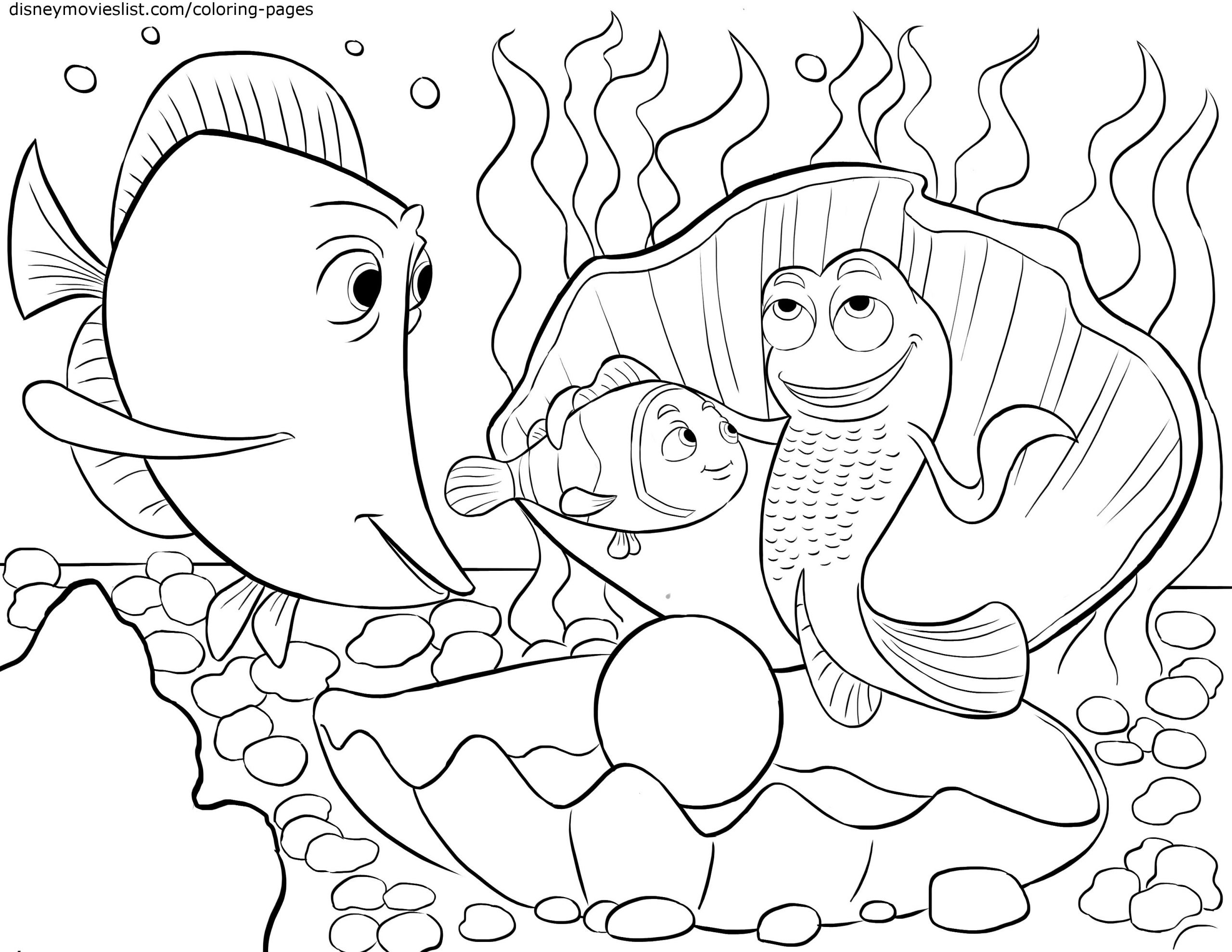 100 Dessins De Coloriage Nemo À Imprimer Sur Laguerche - Page 5 tout Dessin Nemo 