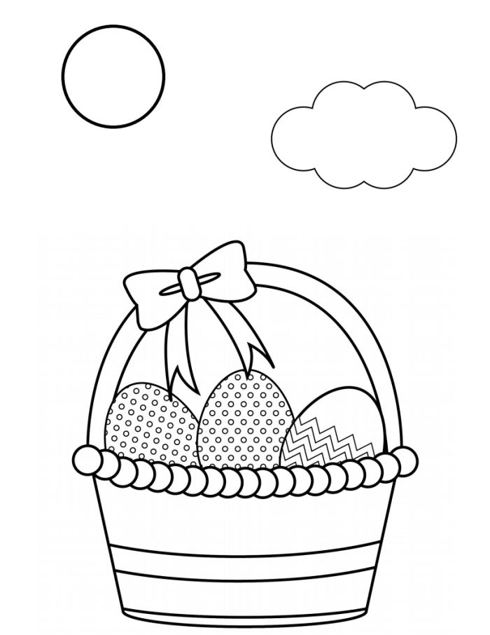 1001 + Idées De Coloriage De Pâques Facile À Imprimer  Coloriage encequiconcerne Modele De Paques A Imprimer 