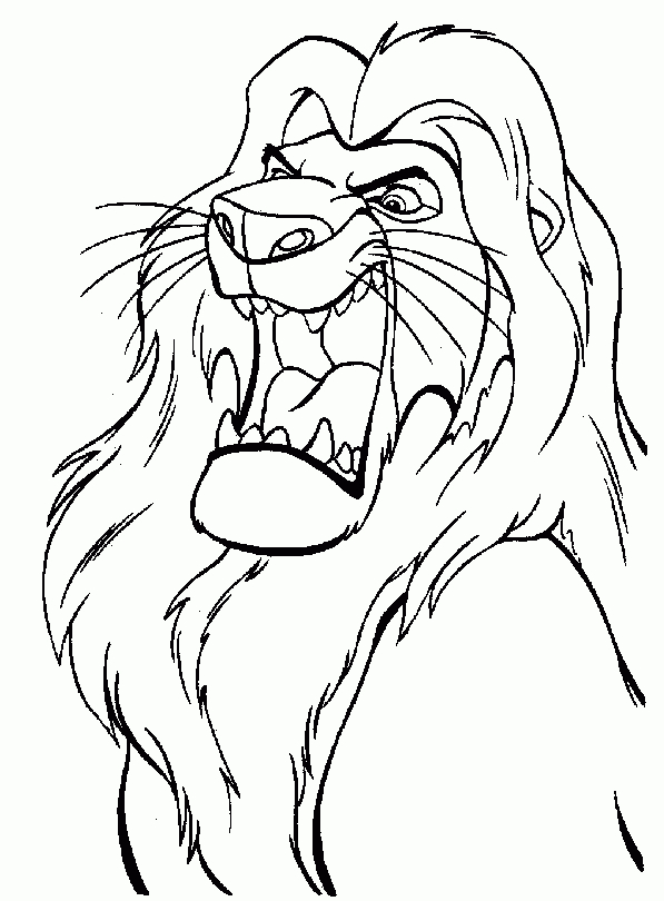 108 Dessins De Coloriage Lion À Imprimer Sur Laguerche - Page 1 concernant Coloriage De Lion A Imprimer 