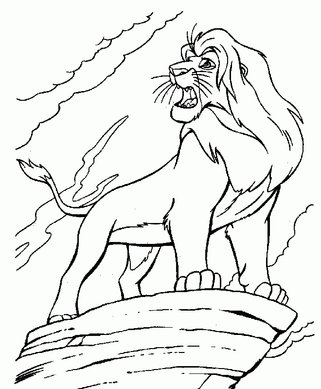 108 Dessins De Coloriage Lion À Imprimer Sur Laguerche - Page 8 destiné Coloriage De Lion A Imprimer 