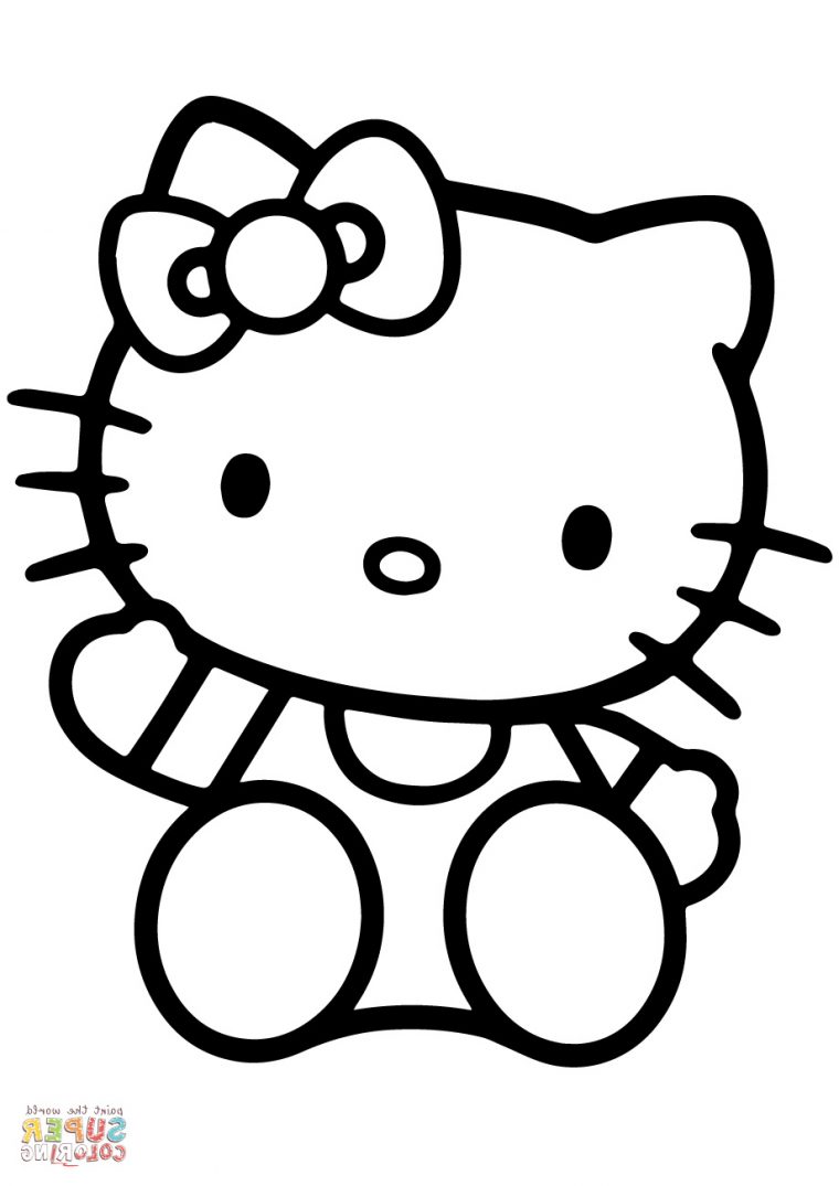 11 Luxe De Hello Kitty A Colorier Photos – Coloriage : Coloriage tout Coloriage À Imprimer Hello Kitty Sirène