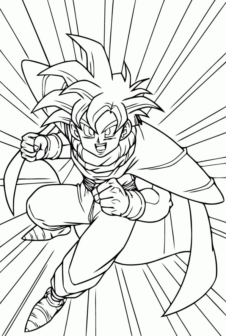 112 Dessins De Coloriage Dragon Ball Z À Imprimer Sur Laguerche concernant Dessin A Imprimer Dragon Ball Z