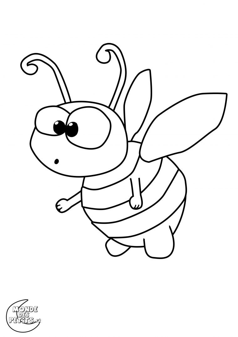 115 Dessins De Coloriage Abeille À Imprimer Sur Laguerche – Page 8 à Coloriage D Annimaux