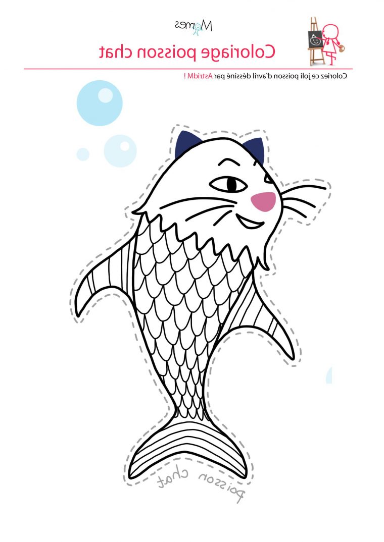 12 Acceptable Coloriage Poisson D Avril Image  Coloriage Poisson dedans Poisson D Avril À Colorier