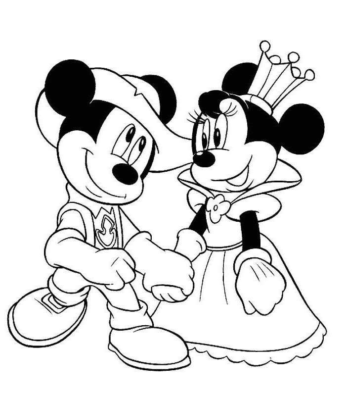 12 Impressionnant De Coloriage Minnie Mickey Photos  Coloriage Mickey intérieur Mickey A Colorier Et A Imprimer 