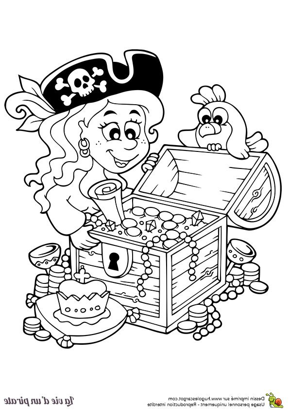 12 Nice Coloriage Pirate Maternelle Gallery  Coloriage, Page De tout Coloriage Fée Pirate