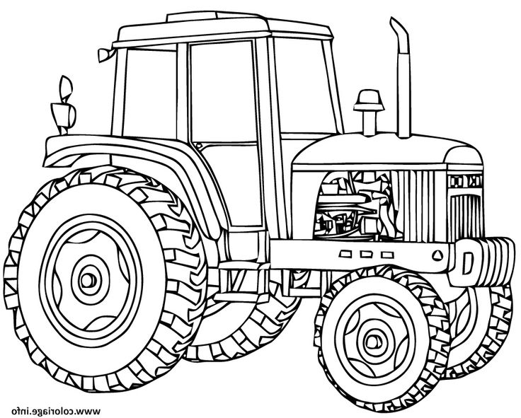 13 Paisible Coloriage Tracteur Fendt Gallery  Tractor Coloring Pages pour Dessin A Colorier Tracteur