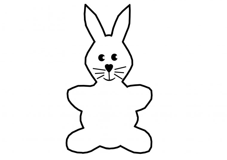 131 Dessins De Coloriage Lapin À Imprimer dedans Dessin Un Lapin