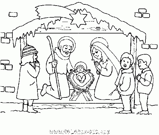 14 Propre Coloriage Crèche De Noel À Imprimer Pics - Coloriage intérieur Dessin De Creche De Noel A Imprimer 