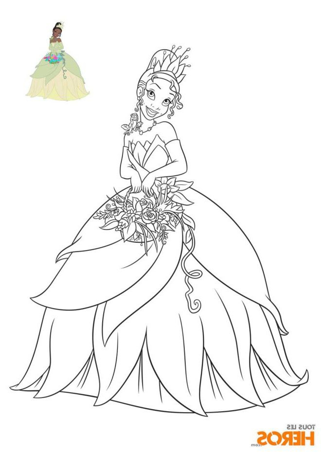 14 Unique De Coloriage Tiana Photos  Coloriage Disney, Coloriage serapportantà Image A Colorier Disney 