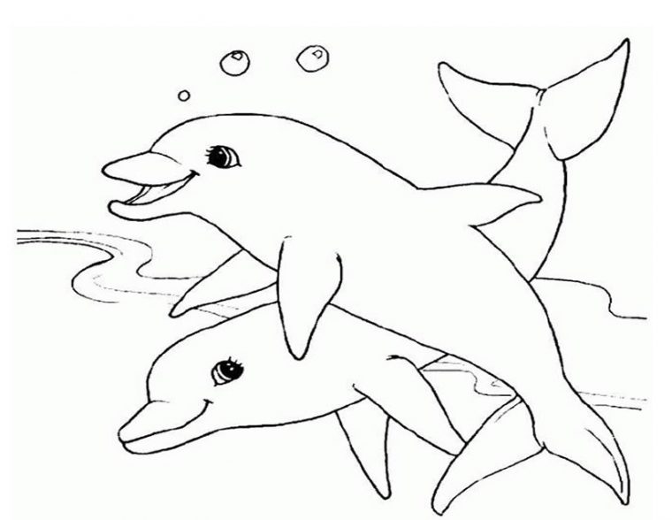 146 Dessins De Coloriage Dauphin À Imprimer Sur Laguerche – Page 7 intérieur Coloriage De Dauphins