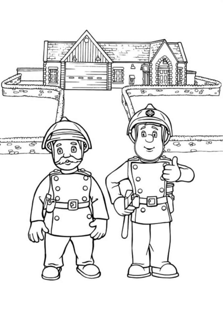 15 Luxe De Coloriage À Imprimer Sam Le Pompier Images En 2020 tout Dessin De Pompiers A Imprimer 