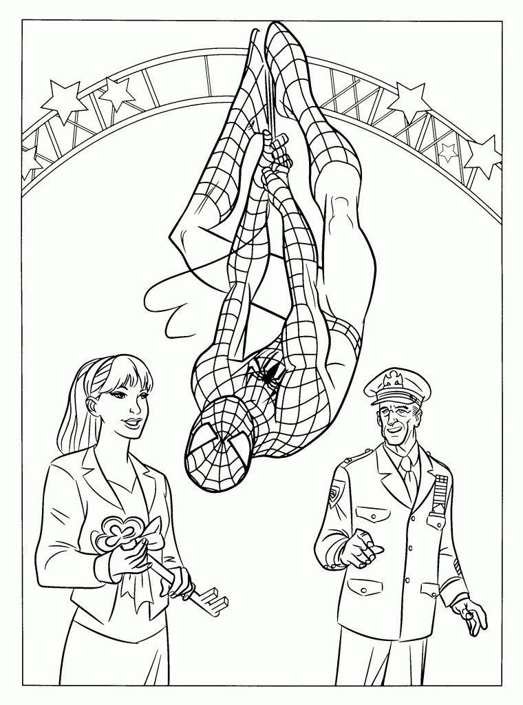 167 Dessins De Coloriage Spiderman À Imprimer Sur Laguerche – Page 4 intérieur Dessin A Colorier A Imprimer