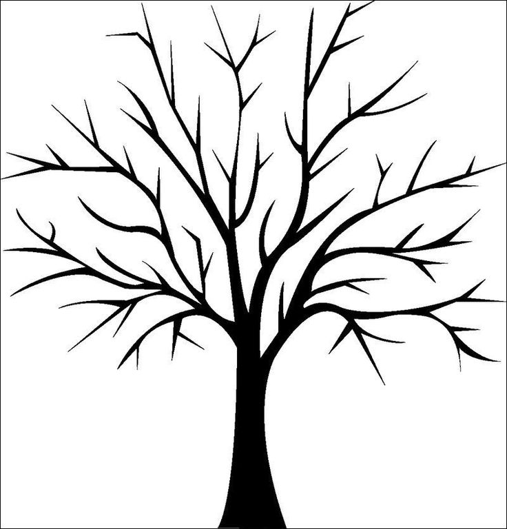 17 Simple Dessin Arbre Sans Feuille Pics  Coloriage Arbre, Dessin à Arbre Facile A Dessiner 