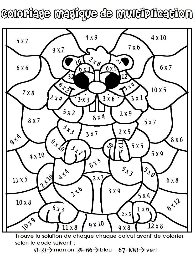 18 Dessins De Coloriage Magique Ce2 Addition À Imprimer encequiconcerne Coloriages Magiques Ce2 À Imprimer 