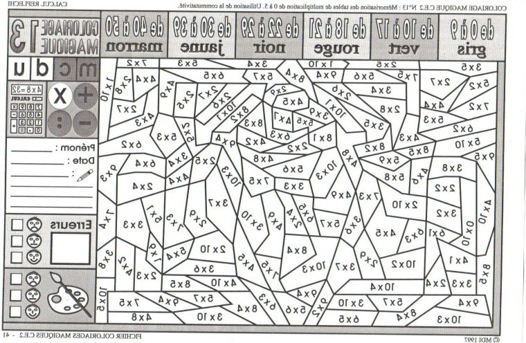 185 Dessins De Coloriage Magique À Imprimer  Education Wallpaper, Math tout Coloriage Magique Calcul Ce2