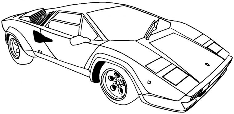 20 Coloriages De Voitures À Imprimer Et Colorier – Maison Bonte : Votre tout Déssin De Voiture