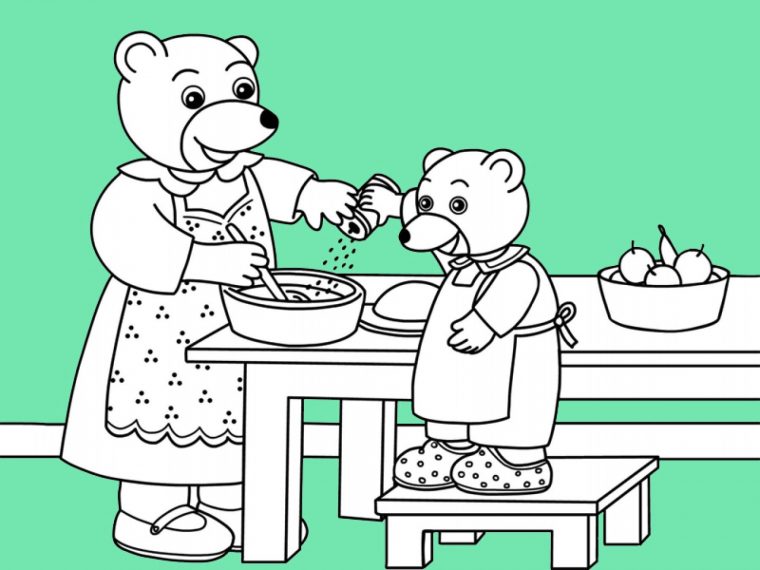 20 Coloriages Petit Ours Brun intérieur Coloriage Ours