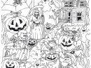 204 Coloriages Halloween - Coloriages Gratuits À Imprimer dedans Dessin A Imprimer Halloween Gratuit