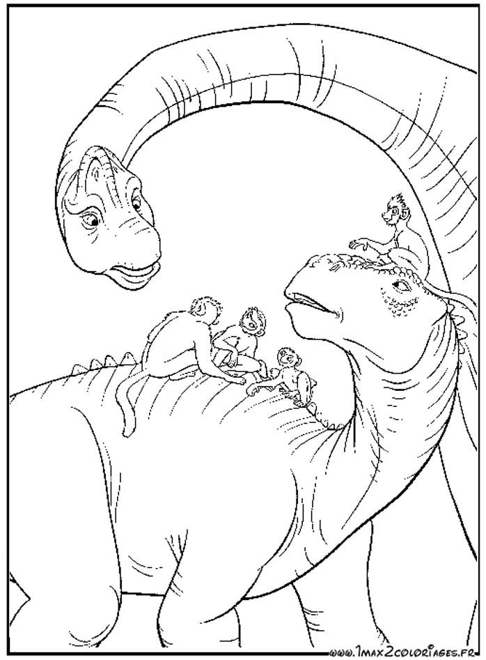 204 Dessins De Coloriage Dinosaure À Imprimer Sur Laguerche - Page 3 avec Coloriage De Dinosaure Gratuit 