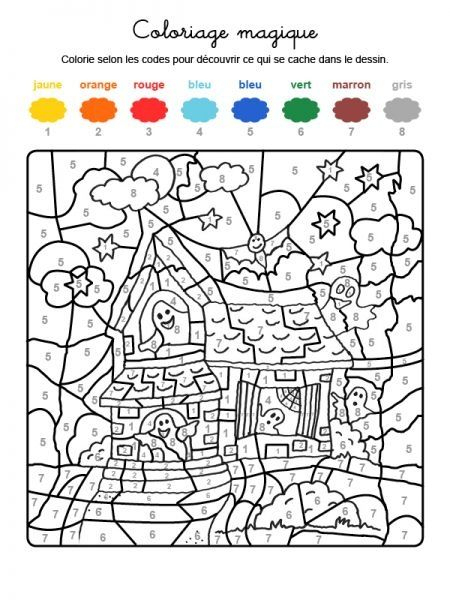 30 Coloriage Magique Halloween Ce2 Élégant  Coloriage Magique Noel concernant Coloriage Magique Noel Ce2