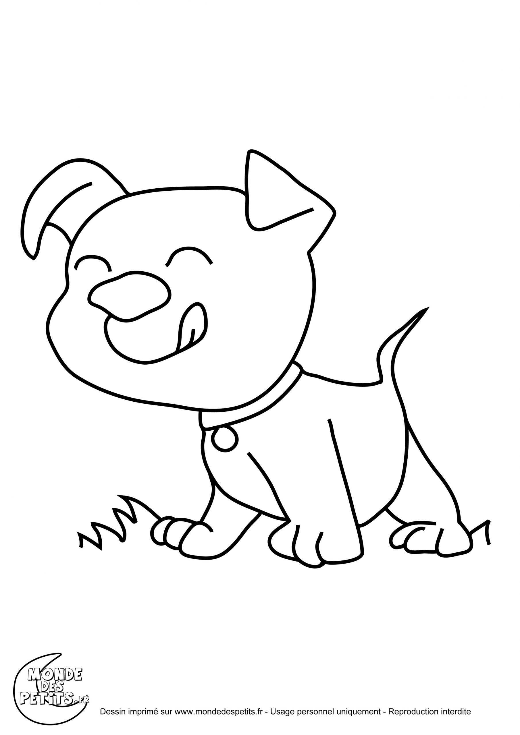 302 Dessins De Coloriage Chien À Imprimer Sur Laguerche - Page 18 tout Coloriage De Chien Gratuit 