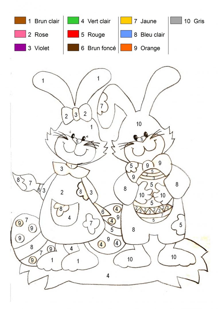 36 Dessins De Coloriage Lapin De Pâques À Imprimer avec Dessin A Imprime