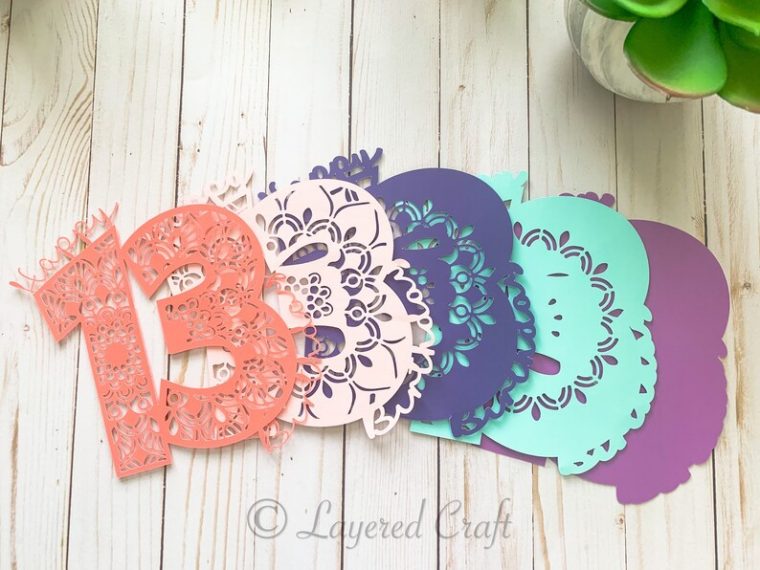 3D 13Ème Anniversaire Mandala Laded Birthday Decoration  Etsy encequiconcerne Mandala Anniversaire