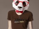 3D Paper Mask Fashion Panda Mask Animal Costume Cosplay Diy Paper Craft dedans Modele Masque Halloween