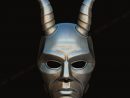 3D Printable Krampus Devil Mask - Satan Mask - Demon Mask Halloween 3D intérieur Modele Masque Halloween