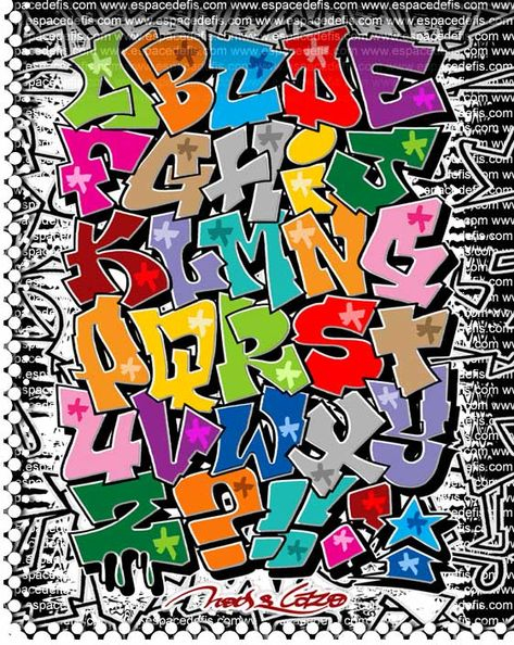 42 Idées De Alphabets En Graffiti  Lettrage Graffiti, Graffiti, Lettrage dedans Lettre Graffiti Modele 