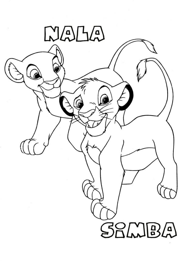 56 Dessins De Coloriage Simba À Imprimer Sur Laguerche – Page 5 avec Dessin A Colorier Imprimer