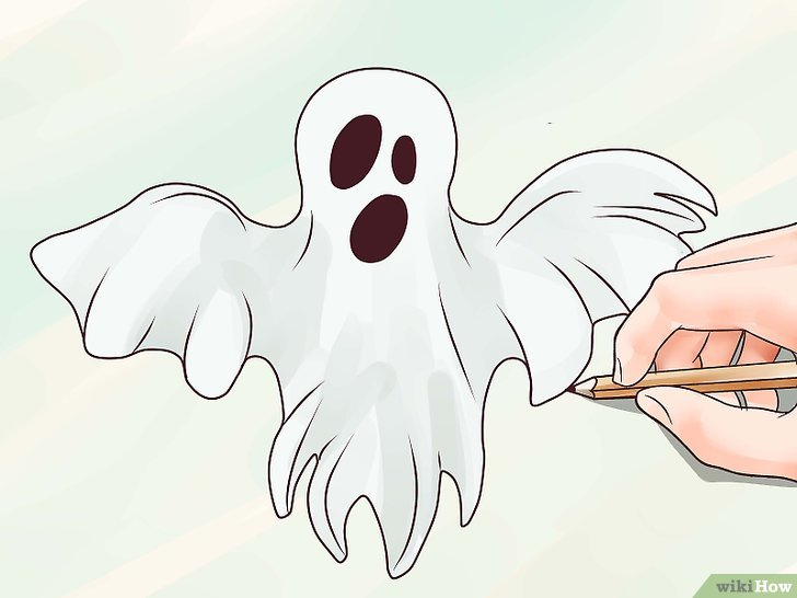 6 Manières De Fabriquer Un Fantôme - Wikihow concernant Dessiner Un Fantome 