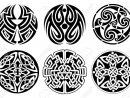 6 Vecteur Celtique Ornement Ensemble  Uages De Symboles Celtiques destiné Dessin Celte