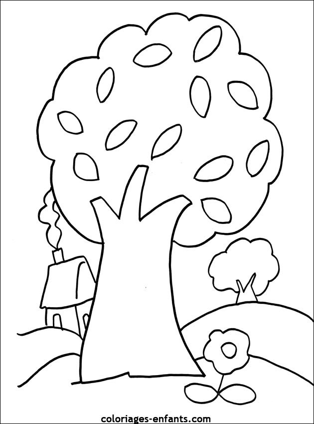 66 Dessins De Coloriage Arbre À Imprimer Sur Laguerche - Page 3 pour Arbre À Colorier 