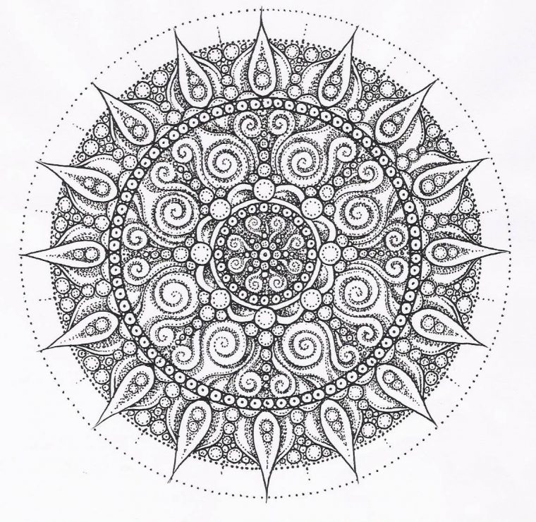 66 Dessins De Coloriage Mandalas Difficile À Imprimer Sur Laguerche destiné Dessin Difficile A Imprimer