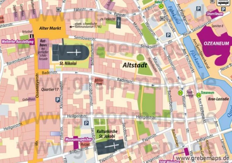 stadtplan stralsund innenstadt