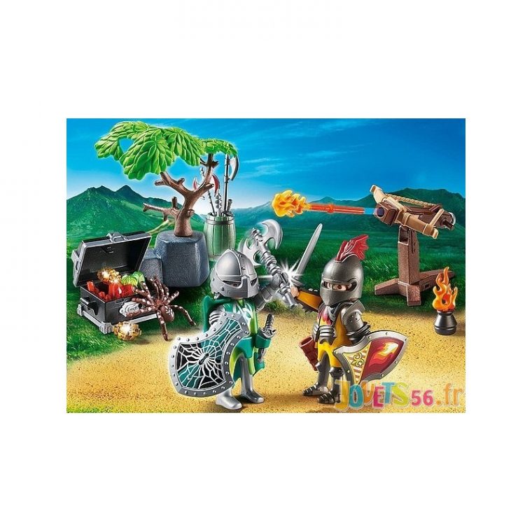 70036 Starter Pack Duel De Chevaliers Playmobil – Jouets56.Fr à Video De Playmobil Chevalier