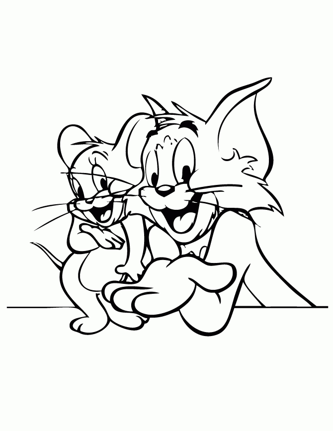 74 Dessins De Coloriage Tom Et Jerry À Imprimer Sur Laguerche - Page 7 serapportantà Coloriage Tom Et Jerry 