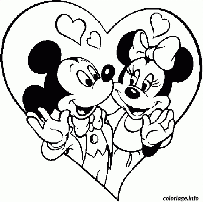 8 Aimable Coloriage Minnie Et Mickey Photograph - Coloriage encequiconcerne Coloriage Mickey Et Minnie