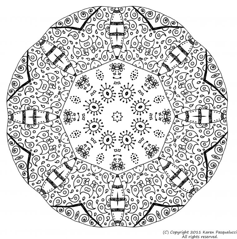 84 Dessins De Coloriage Mandala À Imprimer Sur Laguerche – Page 1 tout Dessin De Mandala À Imprimer