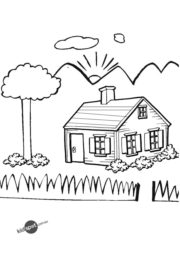 87 Dessins De Coloriage Maison À Imprimer Sur Laguerche - Page 9 encequiconcerne Coloriage En Ligne Maison 