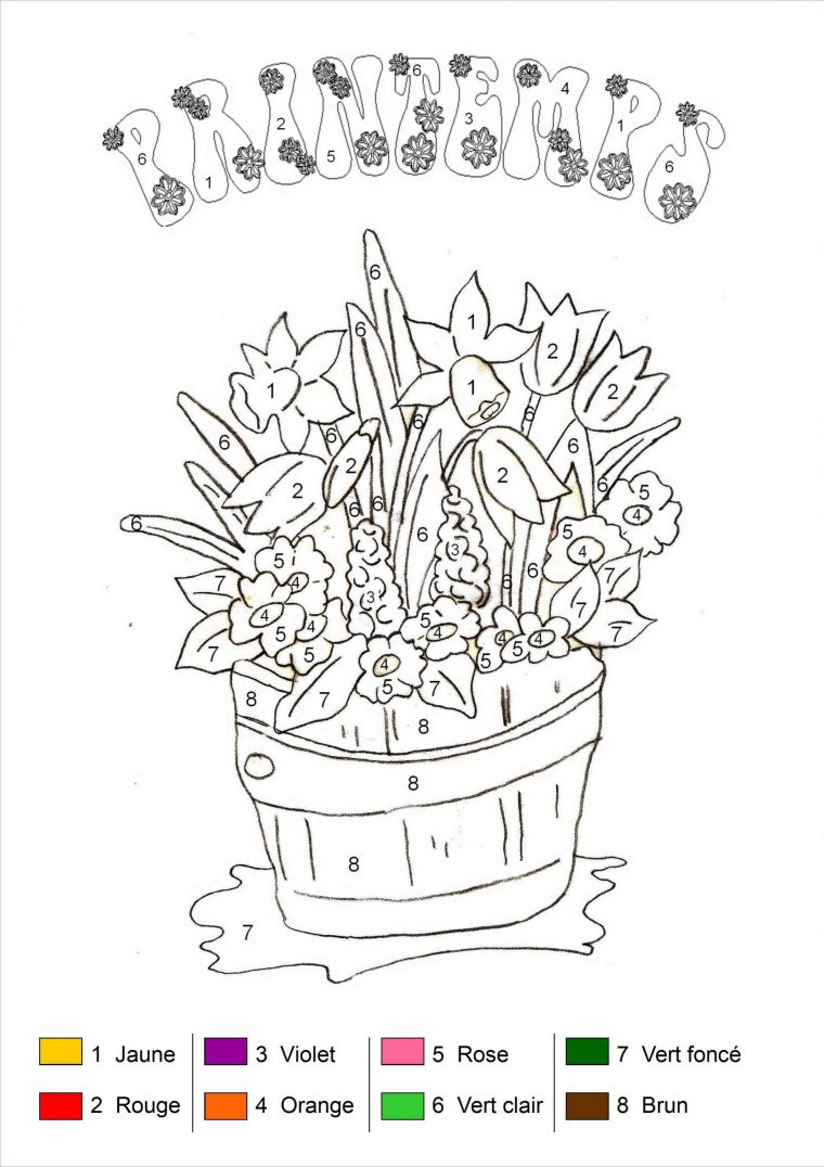 9 Créatif Coloriage Printemps Maternelle Pictures – Coloriage intérieur Dessin De Printemps