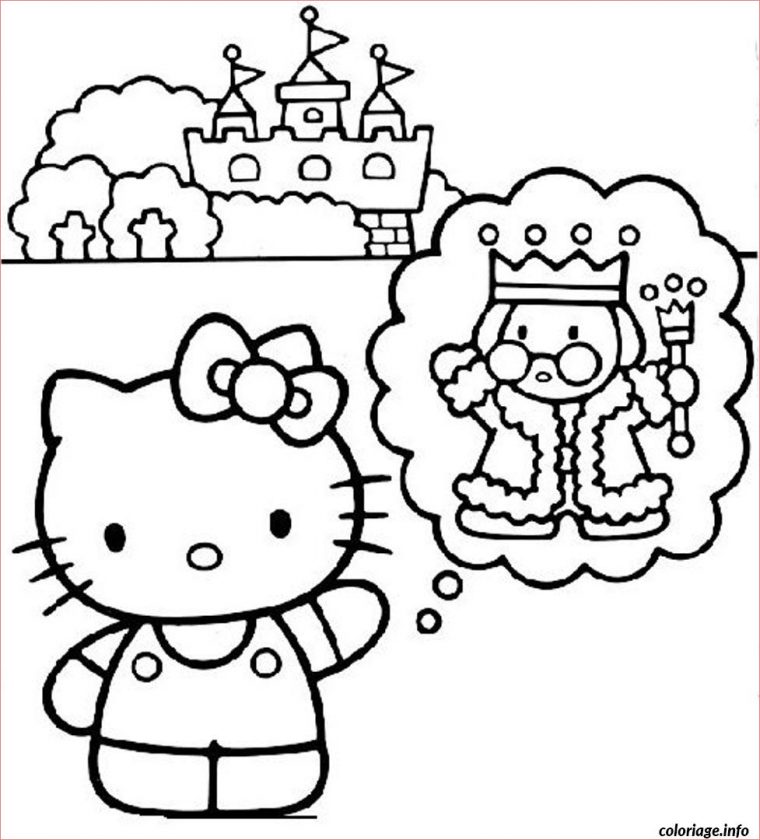 9 Precious Coloriage Hello Kitty À Imprimer Gallery – Coloriage serapportantà Coloriage Hello Kitty Princesse