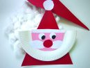 Activité Manuelle : Père Noël Assiette En Carton - Manzabull' à Decoration De Noel Pour Enfant